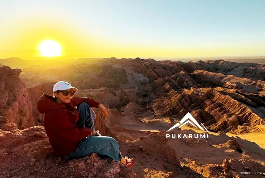 Passeio ao Valle de la Luna ao pôr do sol, formações de sal de Las Tres Marías na hora dourada